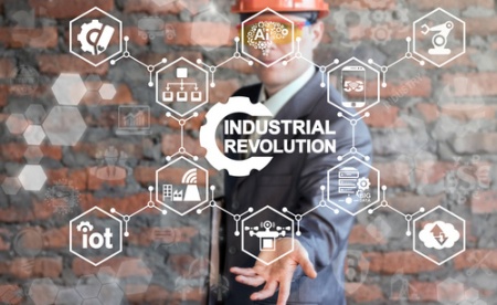 Industrial Revolution IT Integration Smart Manufacturing Innovat